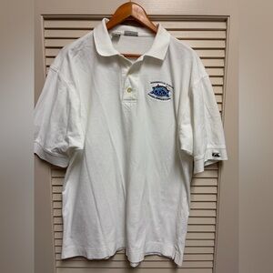 Cutter & Buck Super Bowl XXXIX (39) 2005 Jacksonville FL Polo Shirt XL White VTG